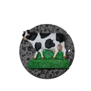 Magnético Vaca em Basalto