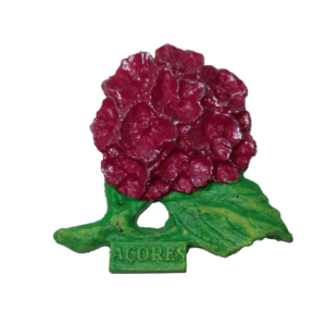 Magnético Hortênsia Vermelho – 1 Folha